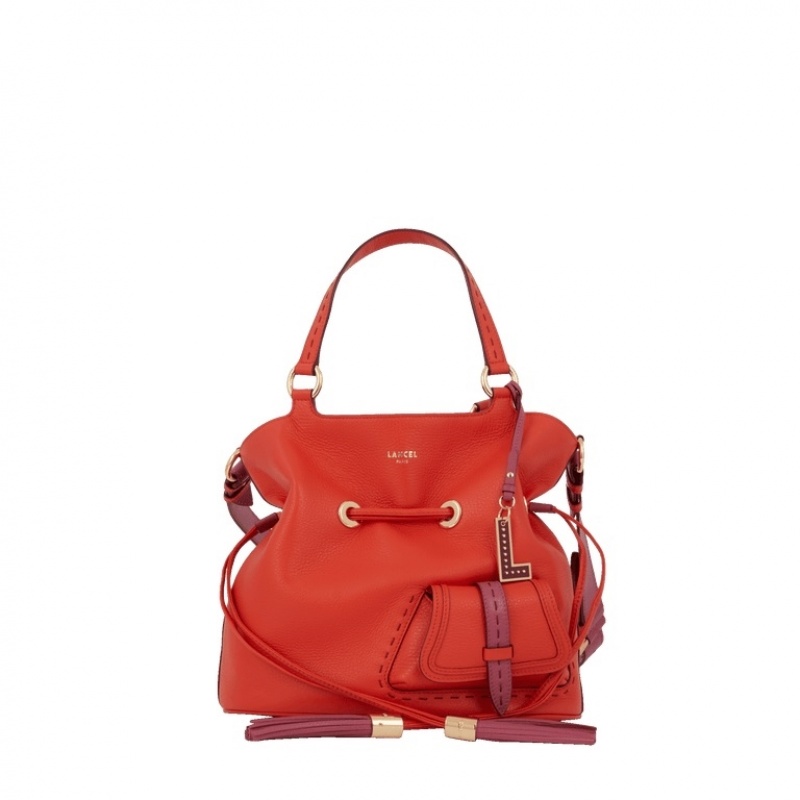 Lancel Premier Flirt M Bucket Tasche Damen Orange | WQB3591KB