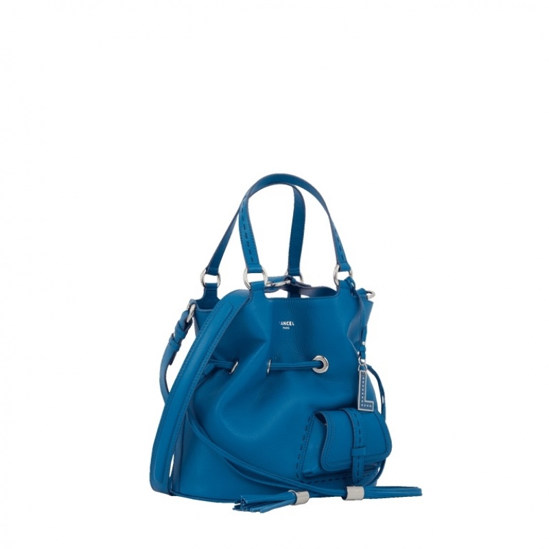 Lancel Premier Flirt M Bucket Tasche Damen Tiefesblau | VJN5790WU