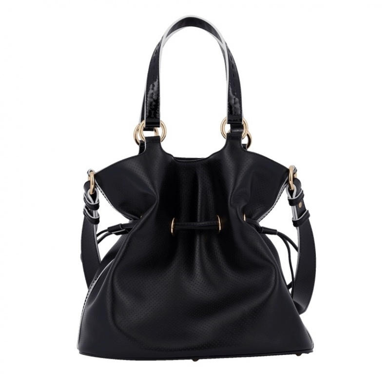 Lancel Premier Flirt M Bucket Tasche Damen Schwarz | JNA183FK