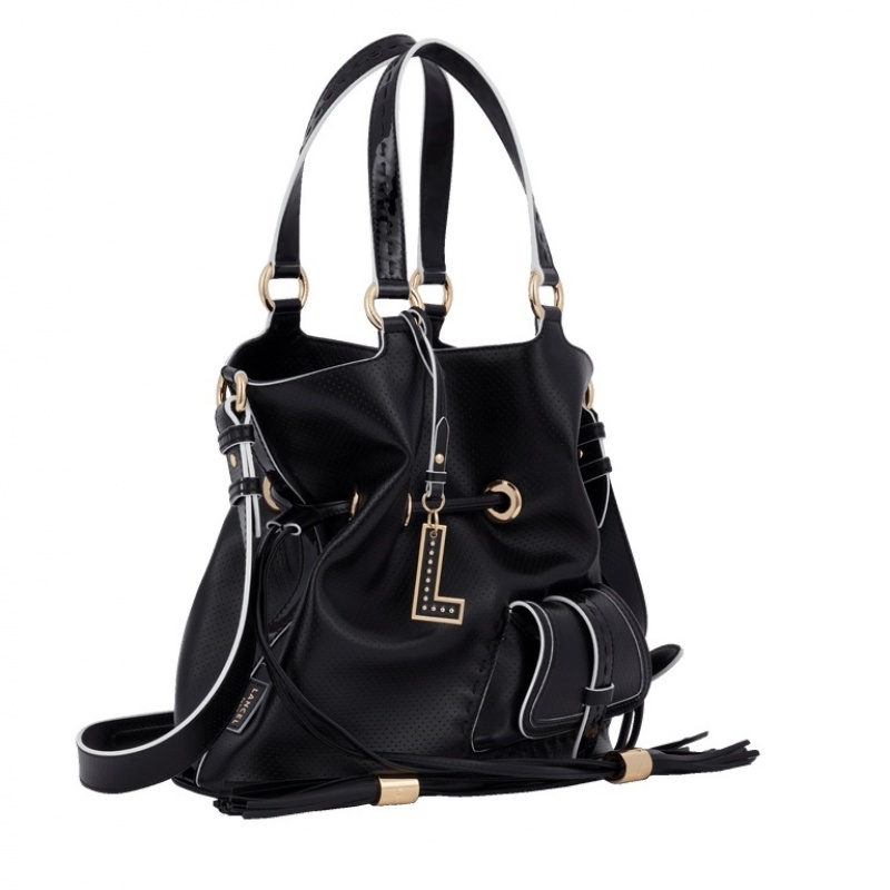 Lancel Premier Flirt M Bucket Tasche Damen Schwarz | JNA183FK