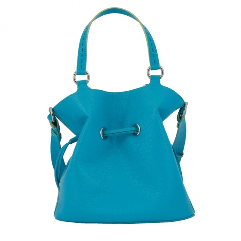 Lancel Premier Flirt M Bucket Tasche Damen Blau | CRZ1865NB