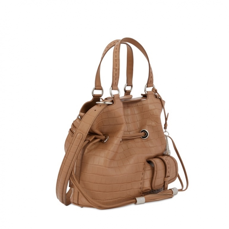 Lancel Premier Flirt M Bucket Tasche Damen Braun | LQF553PF