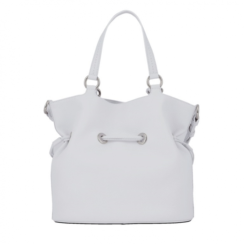 Lancel Premier Flirt M Bucket Tasche Damen Weiß | URK153TC