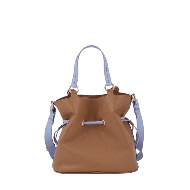 Lancel Premier Flirt S Bucket Tasche Damen Braun Lila | EOI1685VF