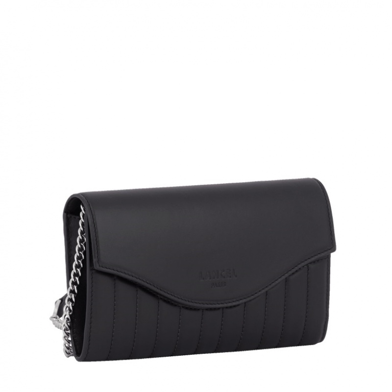 Lancel Rodeo Chain Wallet Unterarmtasche-Taschen Damen Schwarz | MCY9888XA