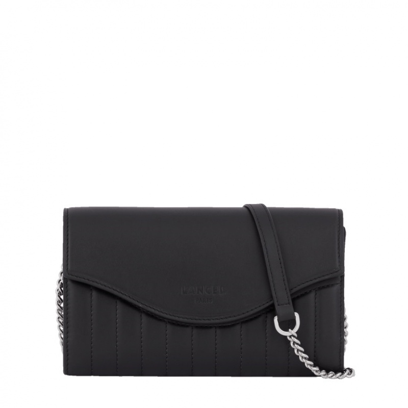 Lancel Rodeo Chain Wallet Unterarmtasche-Taschen Damen Schwarz | MCY9888XA