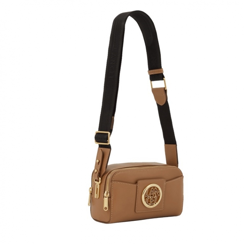 Lancel Roxane Camera Unterarmtasche-Taschen Damen Braun Gold | VTN3720IX