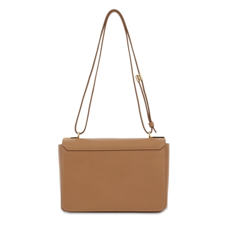 Lancel Roxane Flap Schultertaschen Damen Braun | TBC8543RW