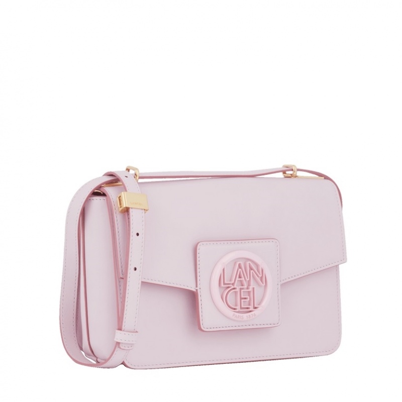 Lancel Roxane M Flap Schultertaschen Damen Rosa | QOP3238KZ