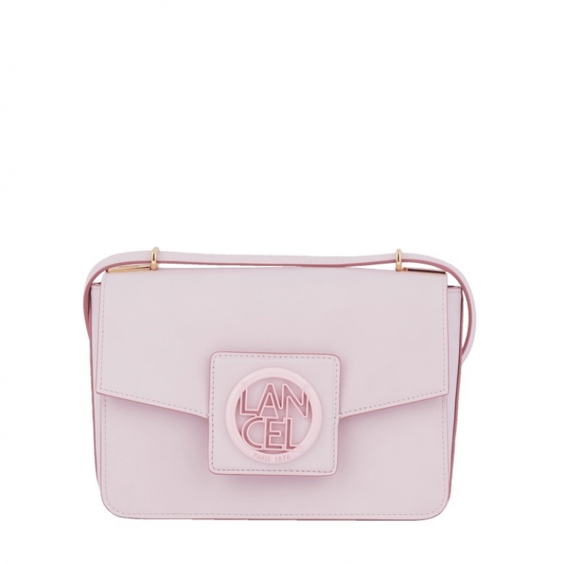 Lancel Roxane M Flap Schultertaschen Damen Rosa | QOP3238KZ