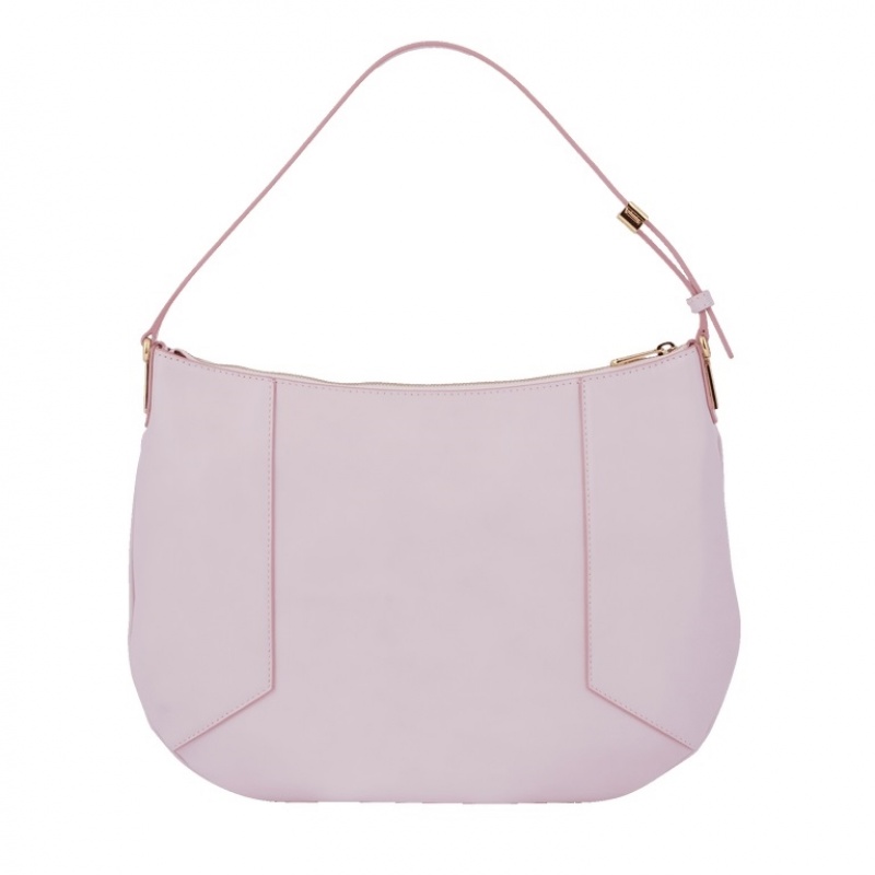 Lancel Roxane M Zip Hobo Tasche Damen Rosa | CJQ839JK