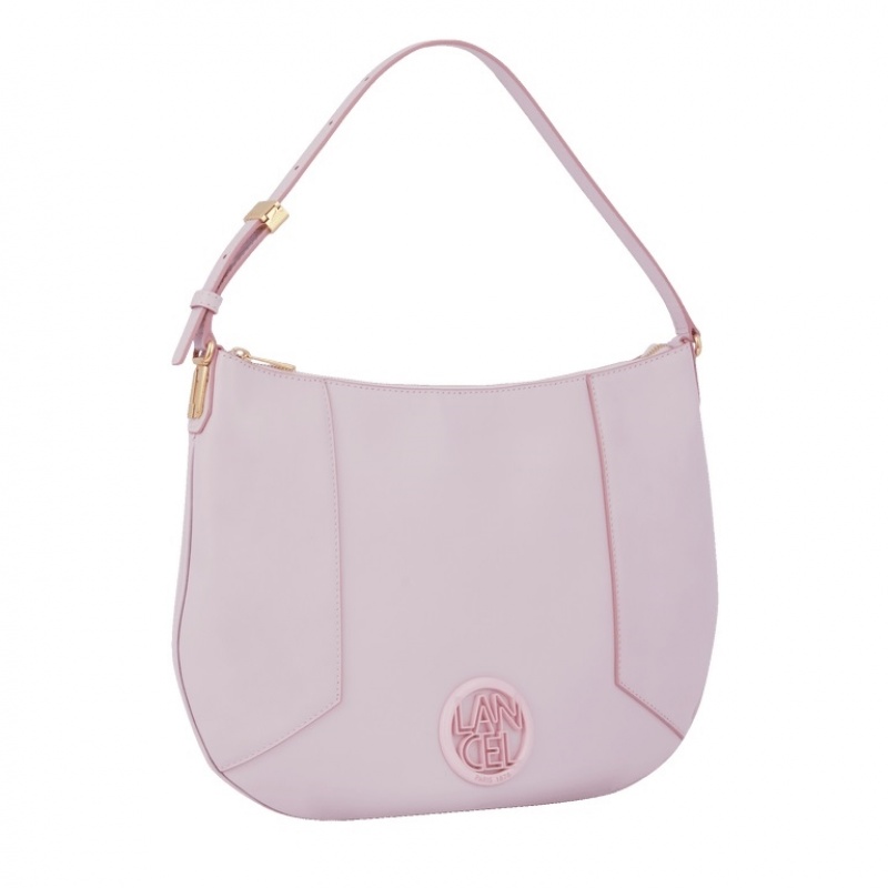 Lancel Roxane M Zip Hobo Tasche Damen Rosa | CJQ839JK