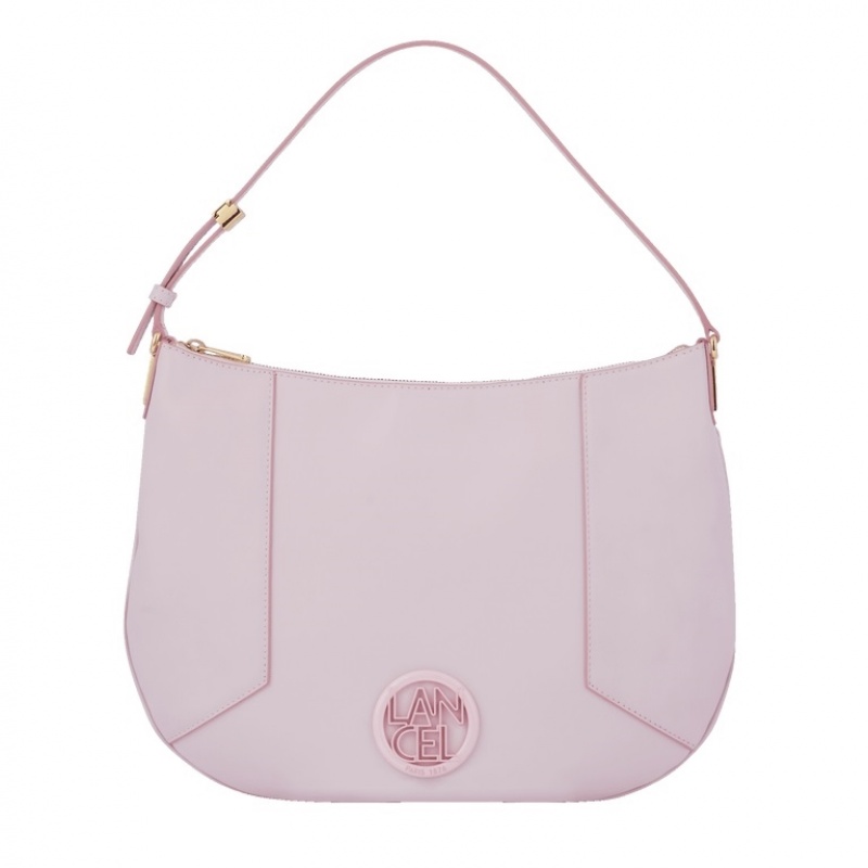 Lancel Roxane M Zip Hobo Tasche Damen Rosa | CJQ839JK