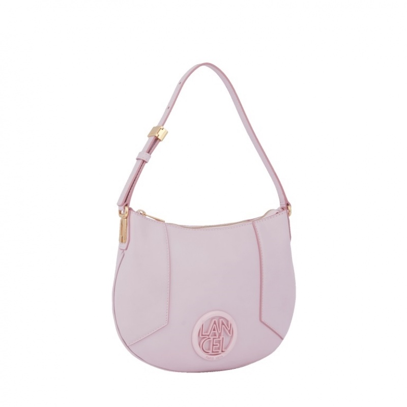 Lancel Roxane Mini Zip Hobo Tasche Damen Rosa | DZK2227XW