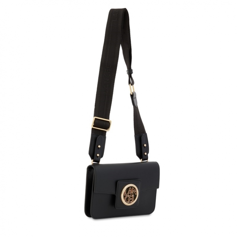 Lancel Roxane Nomadic Crossbody Taschen Damen Schwarz Gold | ABI8966DH