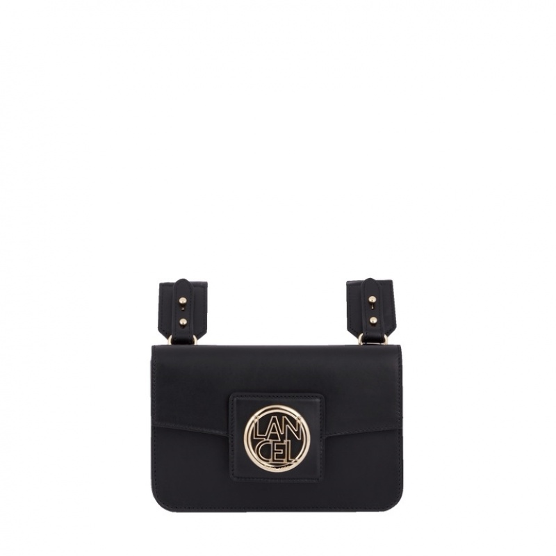 Lancel Roxane Nomadic Crossbody Taschen Damen Schwarz Gold | ABI8966DH