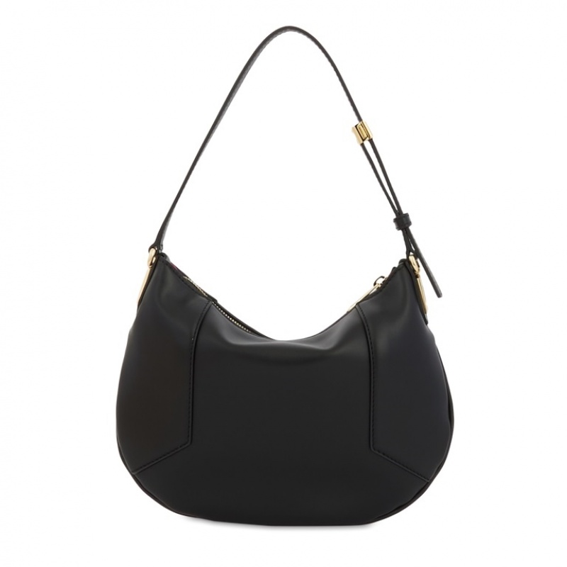 Lancel Roxane Zipped Hobo Tasche Damen Schwarz | IQJ356DY