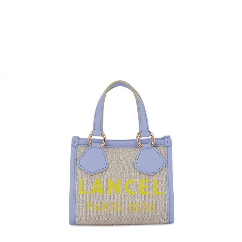 Lancel Summer Mini Zip Tragetaschen Damen Lila Beige | IOK79100RM