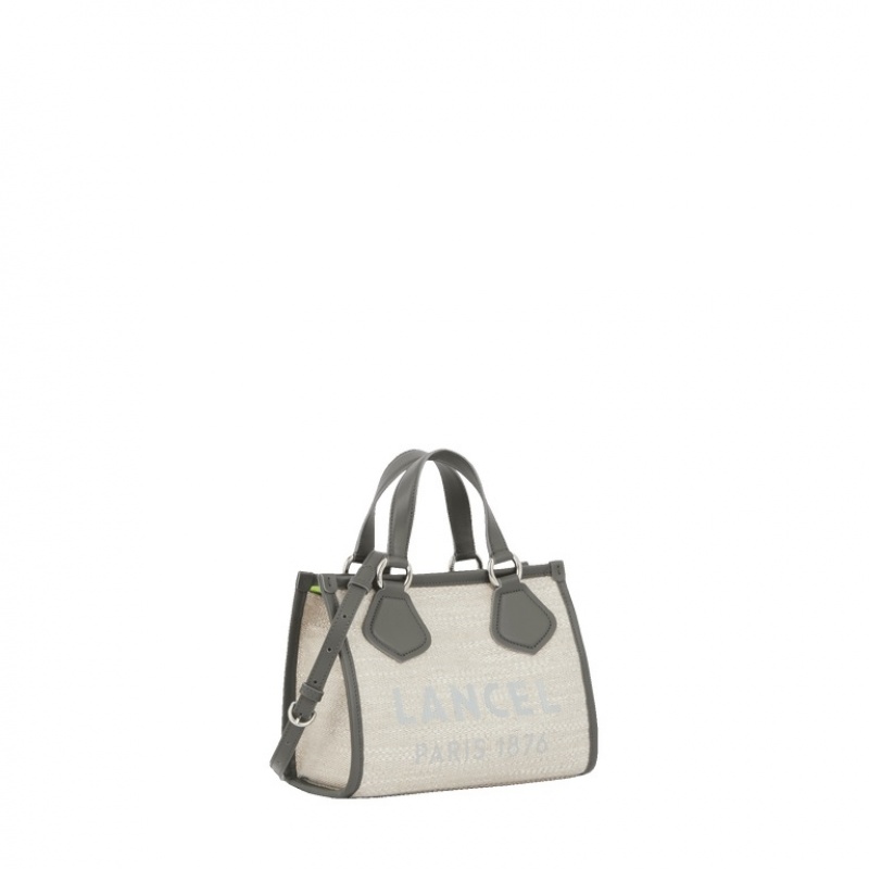 Lancel Summer S Zip Tragetaschen Damen Grau Beige | URH6620ZD