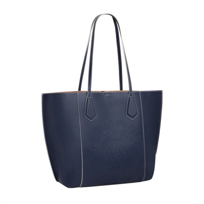 Lancel x Roland Garros Tragetaschen Damen Blau | ZFH7813IP